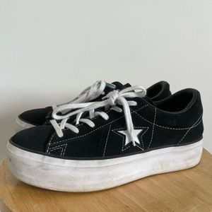 Converse One Star Platform Sneakers